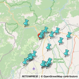Mappa Via Alfieri, 33086 Montereale Valcellina PN, Italia (9.024)