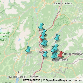 Mappa Via Cembra, 38015 Lavis TN, Italia (11.71938)