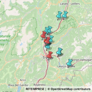 Mappa Via Cembra, 38015 Lavis TN, Italia (9.87462)