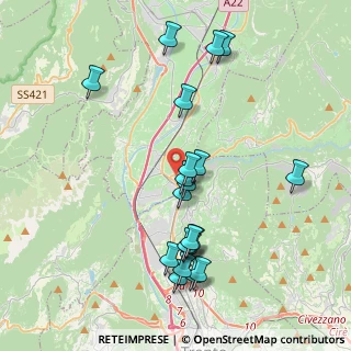 Mappa Via Cembra, 38015 Lavis TN, Italia (4.0295)