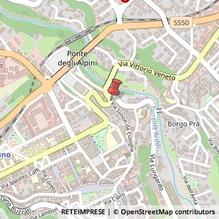 Mappa Via Aristide Gabelli,  1, 32100 Belluno, Belluno (Veneto)