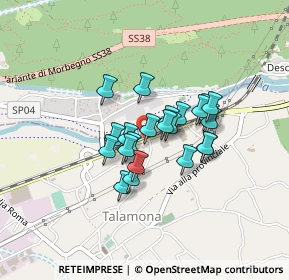 Mappa Via Pierluigi Nervi, 23018 Talamona SO, Italia (0.28261)