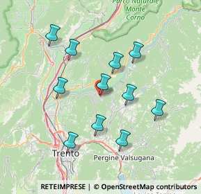 Mappa Via S. Pellico, 38041 Albiano TN, Italia (6.74091)
