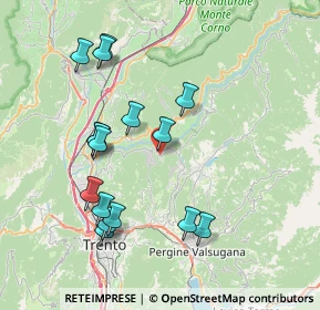 Mappa Via S. Pellico, 38041 Albiano TN, Italia (7.785)