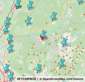 Mappa Via S. Pellico, 38041 Albiano TN, Italia (6.7725)