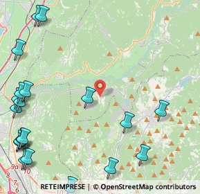 Mappa Via S. Pellico, 38041 Albiano TN, Italia (6.502)