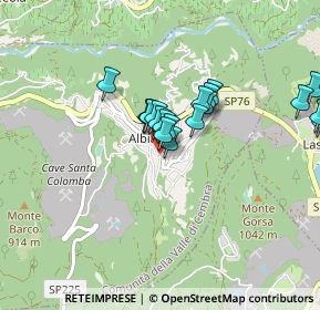 Mappa Via S. Pellico, 38041 Albiano TN, Italia (0.741)