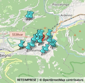 Mappa Via Stelvio, 23018 Sondrio SO, Italia (1.1255)