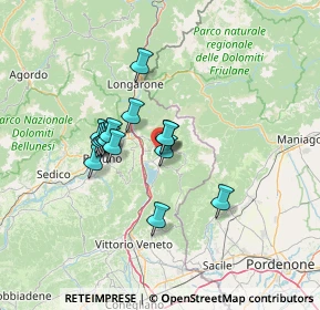 Mappa Via Giuseppe Verdi, 32016 Puos d'Alpago BL, Italia (10.03933)