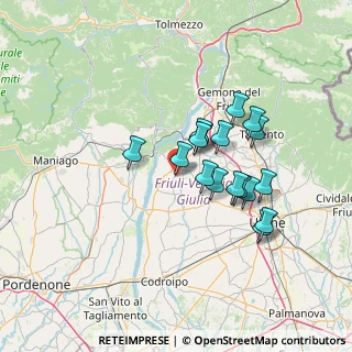 Mappa Via Monsignor Oscar Romero, 33038 San Daniele del Friuli UD, Italia (11.26941)