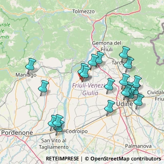 Mappa Via Monsignor Oscar Romero, 33038 San Daniele del Friuli UD, Italia (16.9095)