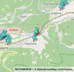 Mappa Via Caurghetto, 23018 Talamona SO, Italia (3.18)