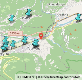 Mappa Via Caurghetto, 23018 Talamona SO, Italia (2.708)