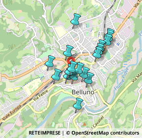 Mappa V.le Giuseppe Fantuzzi, 32100 Belluno BL, Italia (0.6635)