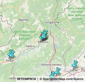 Mappa Viale Giuseppe Fantuzzi, 32100 Belluno BL, Italia (28.1015)