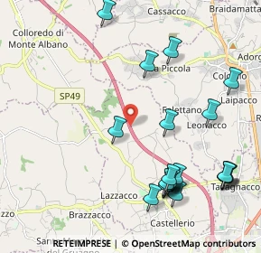 Mappa A23, 33010 Pagnacco UD, Italia (2.395)