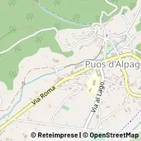 지도 Puos d'Alpago