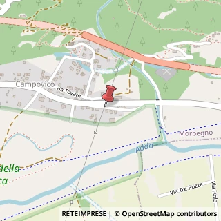 Mappa Via valeriana campovico 21, 23017 Morbegno, Sondrio (Lombardia)