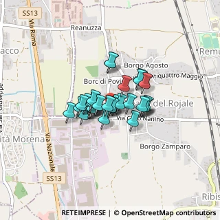 Mappa Via Corgnali, 33010 Reana del Rojale UD, Italia (0.23667)