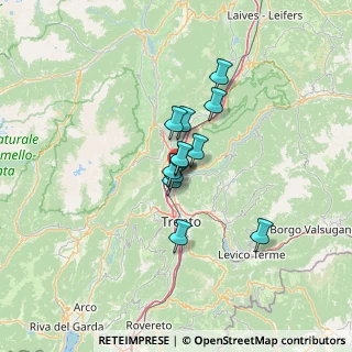 Mappa Via Bresadola, 38015 Lavis TN, Italia (7.83917)