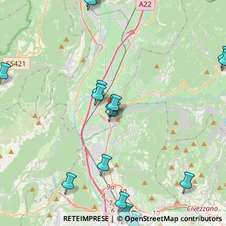 Mappa Via Bresadola, 38015 Lavis TN, Italia (6.03056)