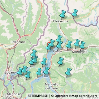 Mappa Via Gamba Rosa, 22015 Gravedona ed Uniti CO, Italia (16.6095)