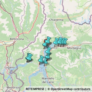 Mappa Via Gamba Rosa, 22015 Gravedona ed Uniti CO, Italia (10.71389)