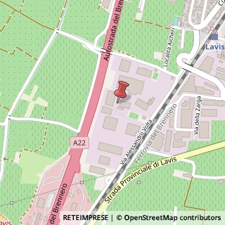Mappa Via Luigi Galvani, 6, 38015 Lavis, Trento (Trentino-Alto Adige)