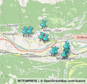 Mappa Via Don Bosco, 23019 Traona SO, Italia (1.58083)