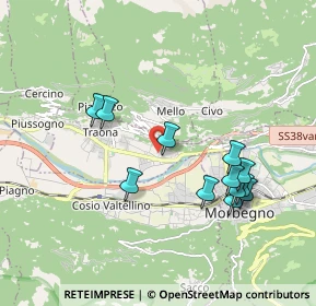 Mappa Via Don Bosco, 23019 Traona SO, Italia (1.80833)