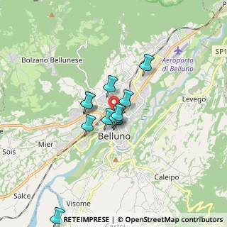 Mappa Via Al Fol, 32100 Belluno BL, Italia (1.23727)