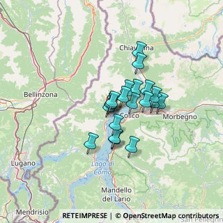 Mappa 22015 Gravedona ed Uniti CO, Italia (8.7335)