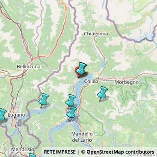 Mappa 22015 Gravedona ed Uniti CO, Italia (25.54615)