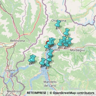 Mappa 22015 Gravedona ed Uniti CO, Italia (10.8625)