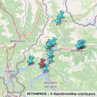 Mappa 22015 Gravedona ed Uniti CO, Italia (14.4925)