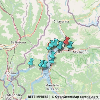 Mappa 22015 Gravedona ed Uniti CO, Italia (9.3225)