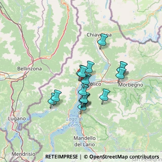 Mappa 22015 Gravedona ed Uniti CO, Italia (10.78875)