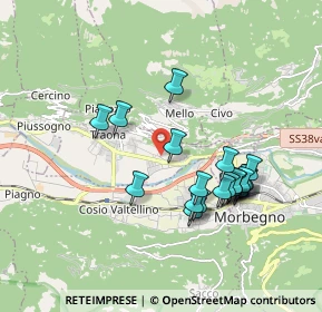 Mappa Via Palotta, 23019 Traona SO, Italia (1.7165)