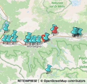 Mappa Via Valeriana, 23017 Morbegno SO, Italia (8.102)