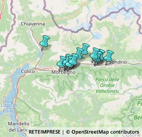 Mappa Via Valeriana, 23017 Morbegno SO, Italia (6.88429)