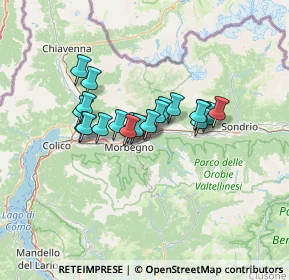 Mappa Via Valeriana, 23017 Morbegno SO, Italia (9.483)