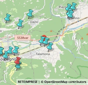 Mappa Via Valeriana, 23018 Talamona SO, Italia (3.1205)