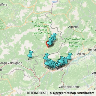 Mappa Località Primiero, 38054 Imer TN, Italia (12.2015)