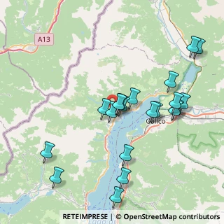 Mappa Via Brenzio, 22015 Gravedona ed Uniti CO, Italia (8.009)