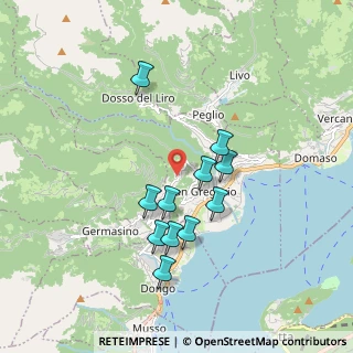 Mappa Via Brenzio, 22015 Gravedona ed Uniti CO, Italia (1.55727)