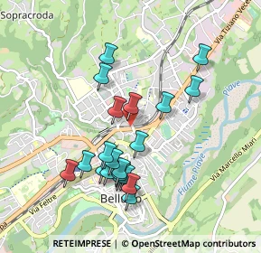 Mappa Via Francesco Pellegrini, 32100 Belluno BL, Italia (0.8505)