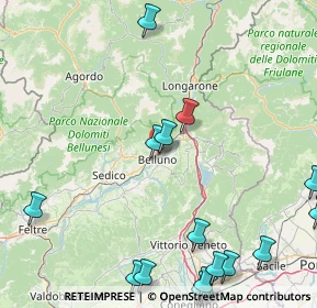 Mappa Via Francesco Pellegrini, 32100 Belluno BL, Italia (23.36563)