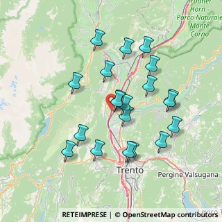Mappa Autostrada del Brennero, 38015 Lavis TN, Italia (6.8515)