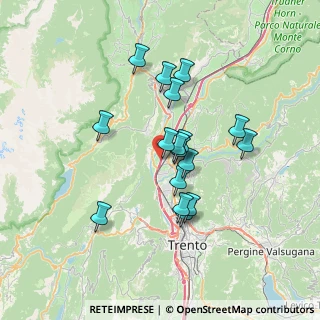 Mappa Autostrada del Brennero, 38015 Lavis TN, Italia (5.75294)