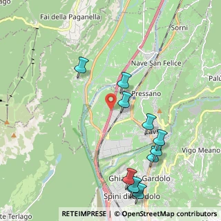 Mappa Autostrada del Brennero, 38015 Lavis TN, Italia (2.36455)